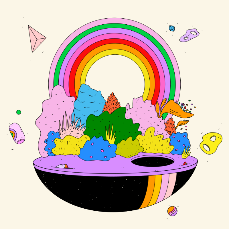 🌈🌴🪐 #207 static token preview