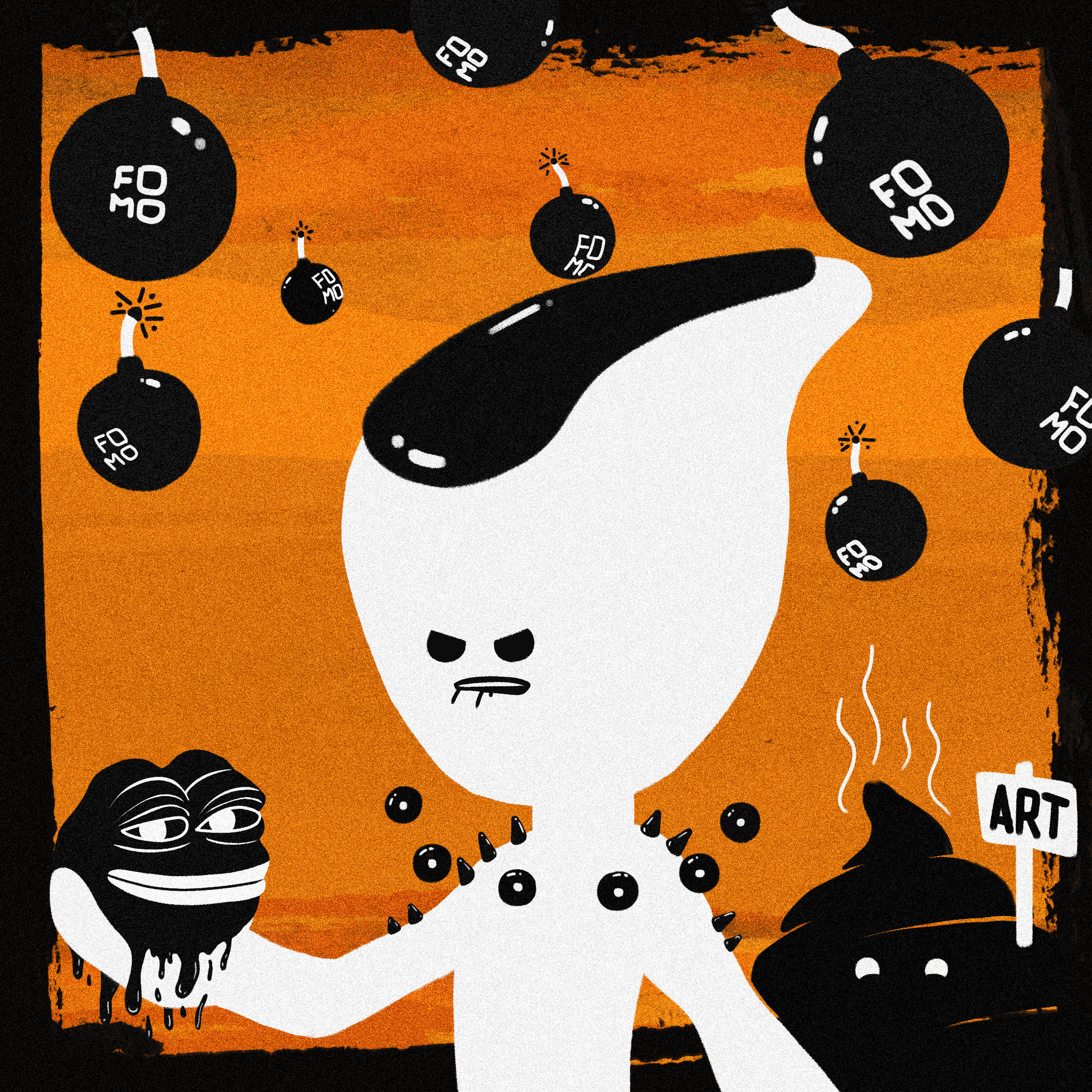 The Memevils #10 static token preview