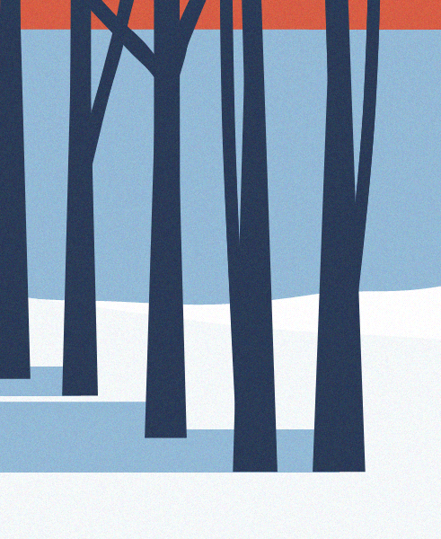 Minimal Snow Landscape #16 static token preview