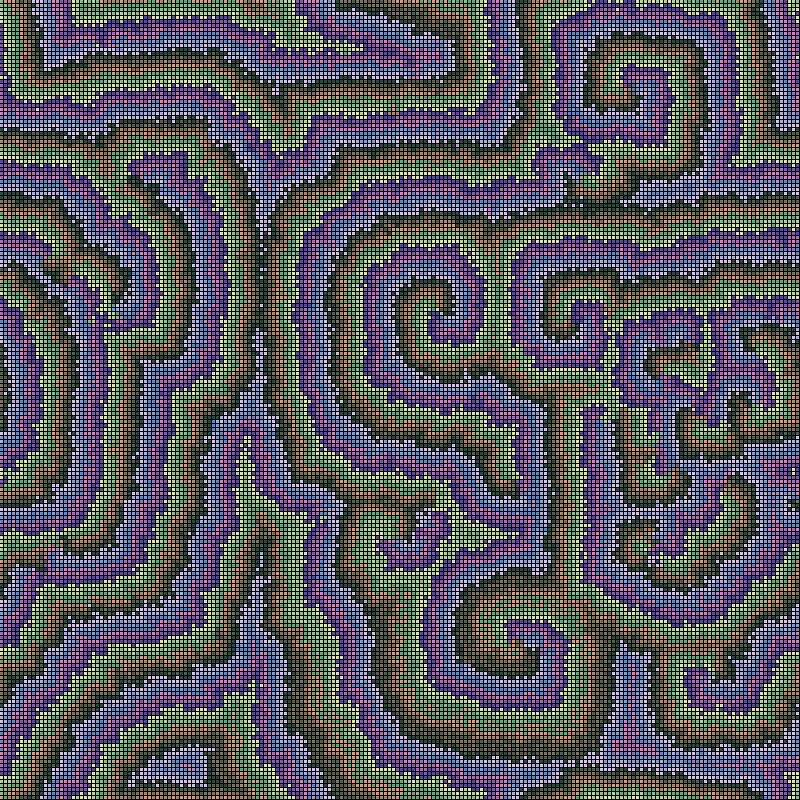 Reaction Diffusion Cellular Automata #12 static token preview