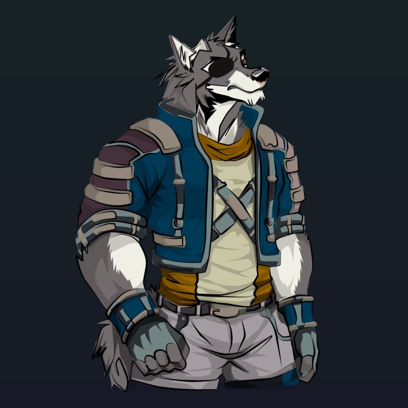 Wolf-soldier #12 static token preview
