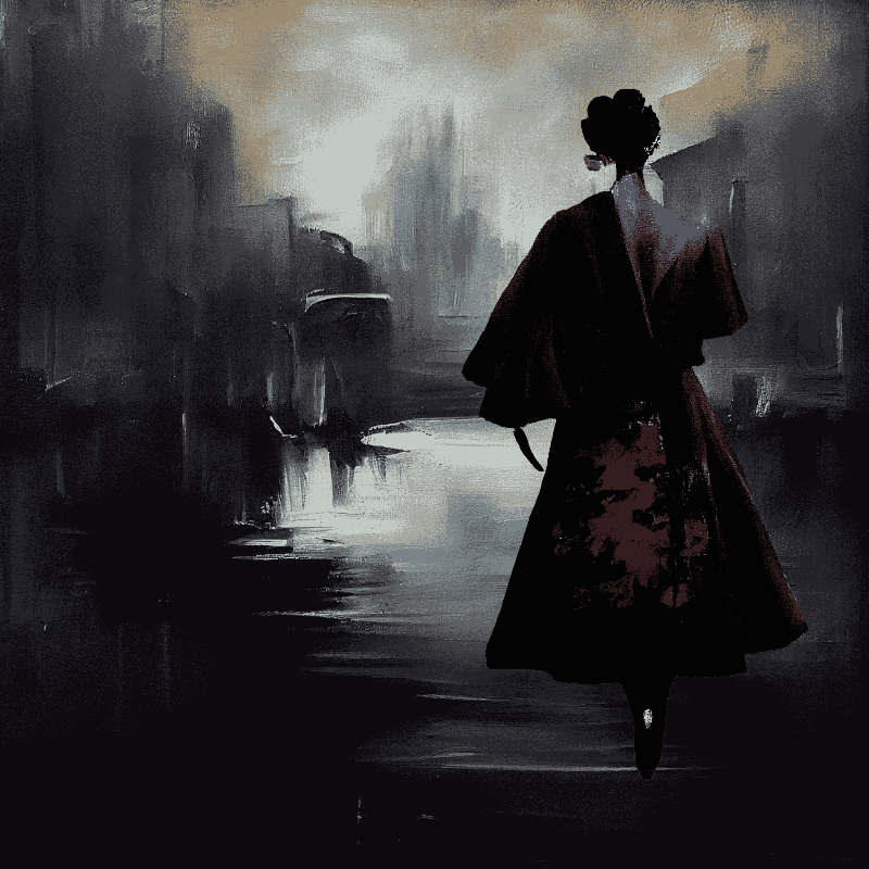 Geisha on the dark #2 static token preview
