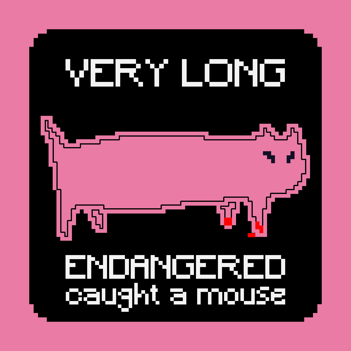 VERY LONG ENDANGERED CAT #20 static token preview