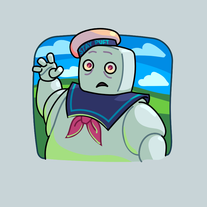 Stay Puft Marshmallow Man #7 static token preview