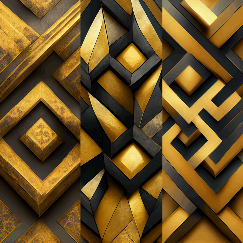 AI Gold #10 static token preview