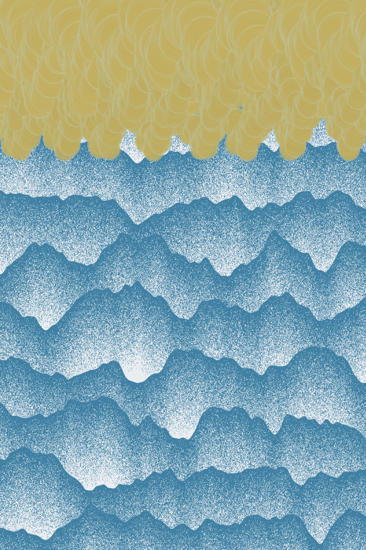 Clouds over the Mountains #12 static token preview