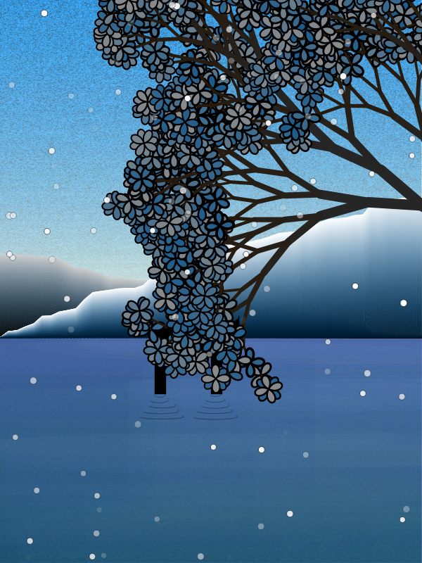 Winter morning in a village near Tokyo #8 static token preview