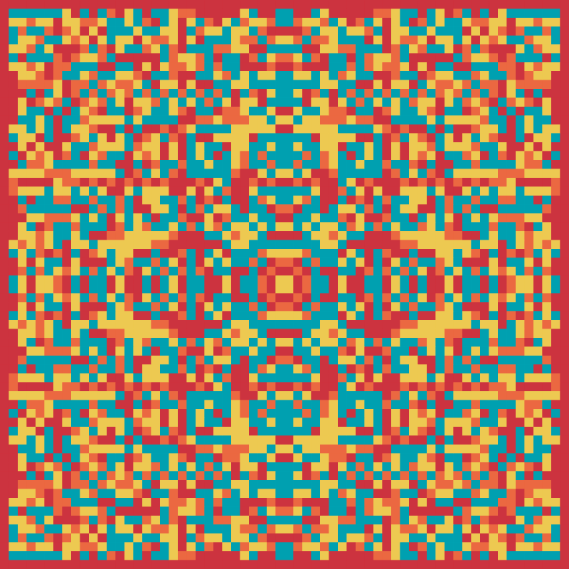 Pixel Mandala #2 static token preview