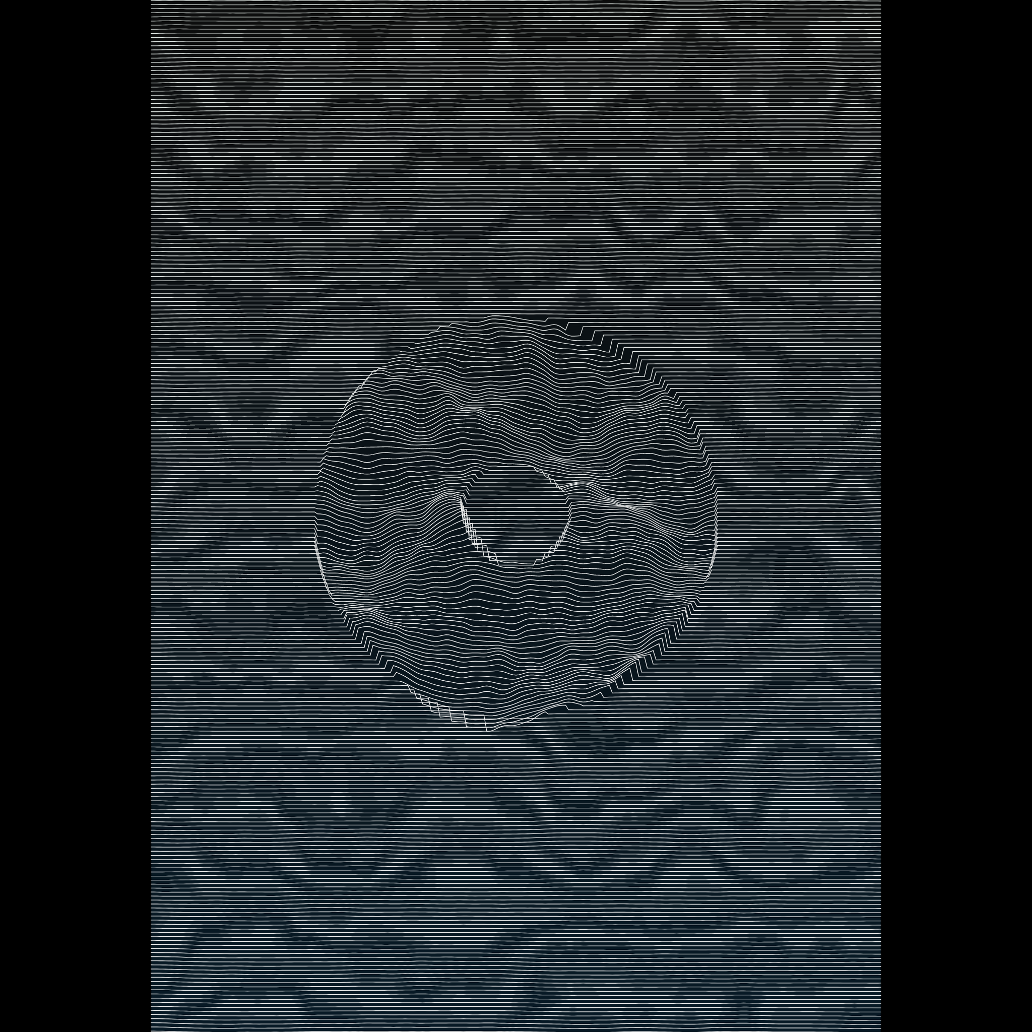 Waves Circle (For Plotter) #22 static token preview