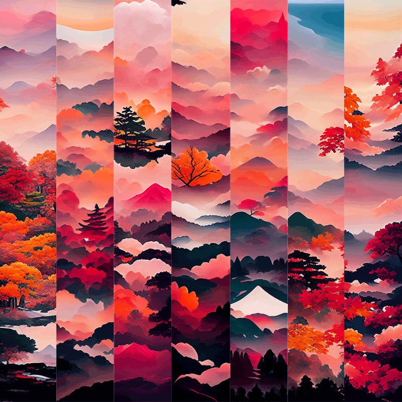 AI Japanese Autumn #6 static token preview