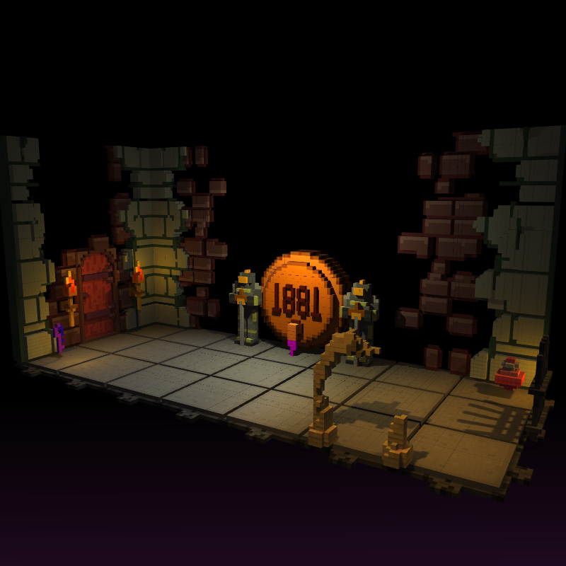 8-bit Dungeons #8 static token preview