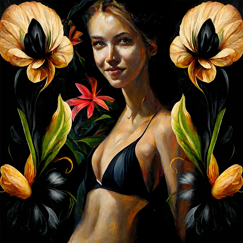 Girl and Flower #2 #1 static token preview