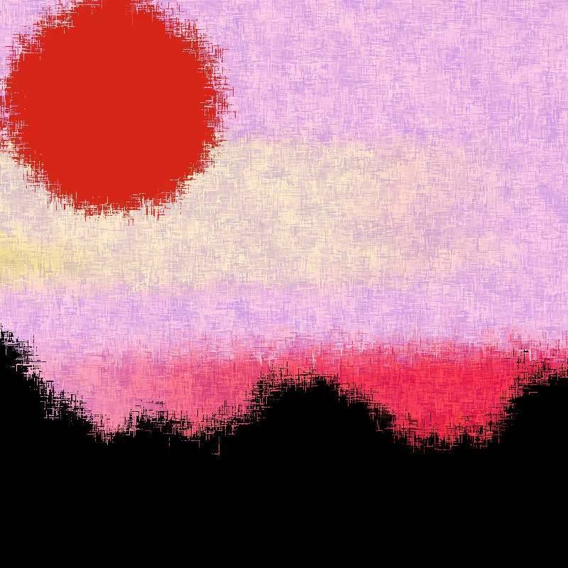 Sunset in memory #20 static token preview