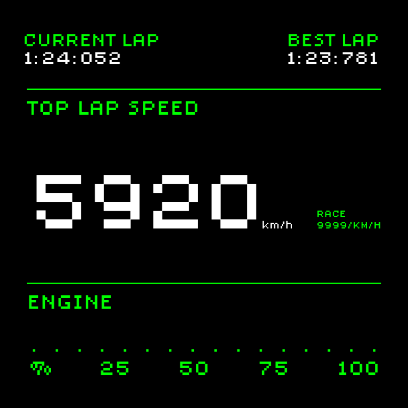 F-1RacingTez #381 static token preview