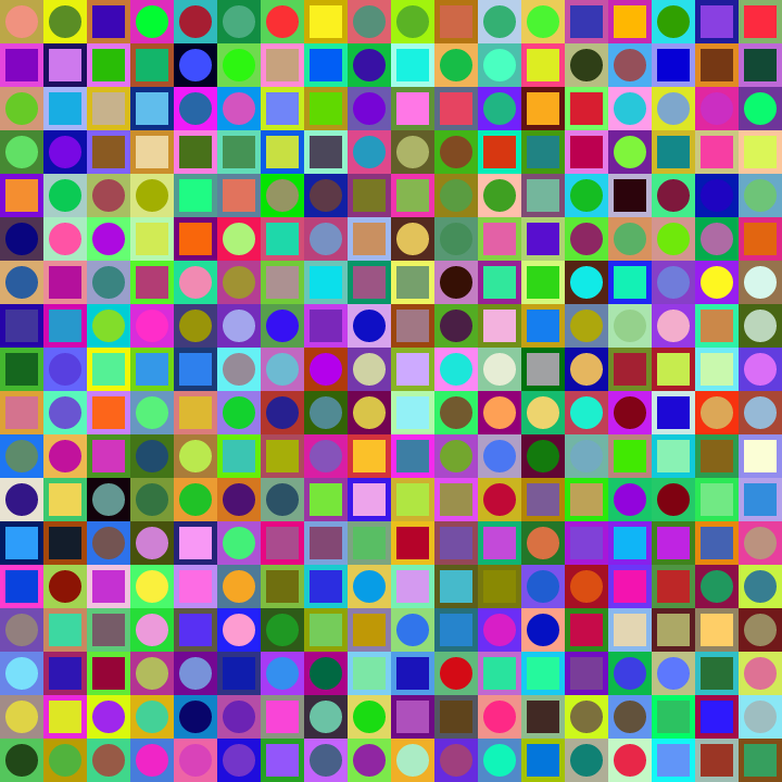 Square Dot Composition #255 static token preview