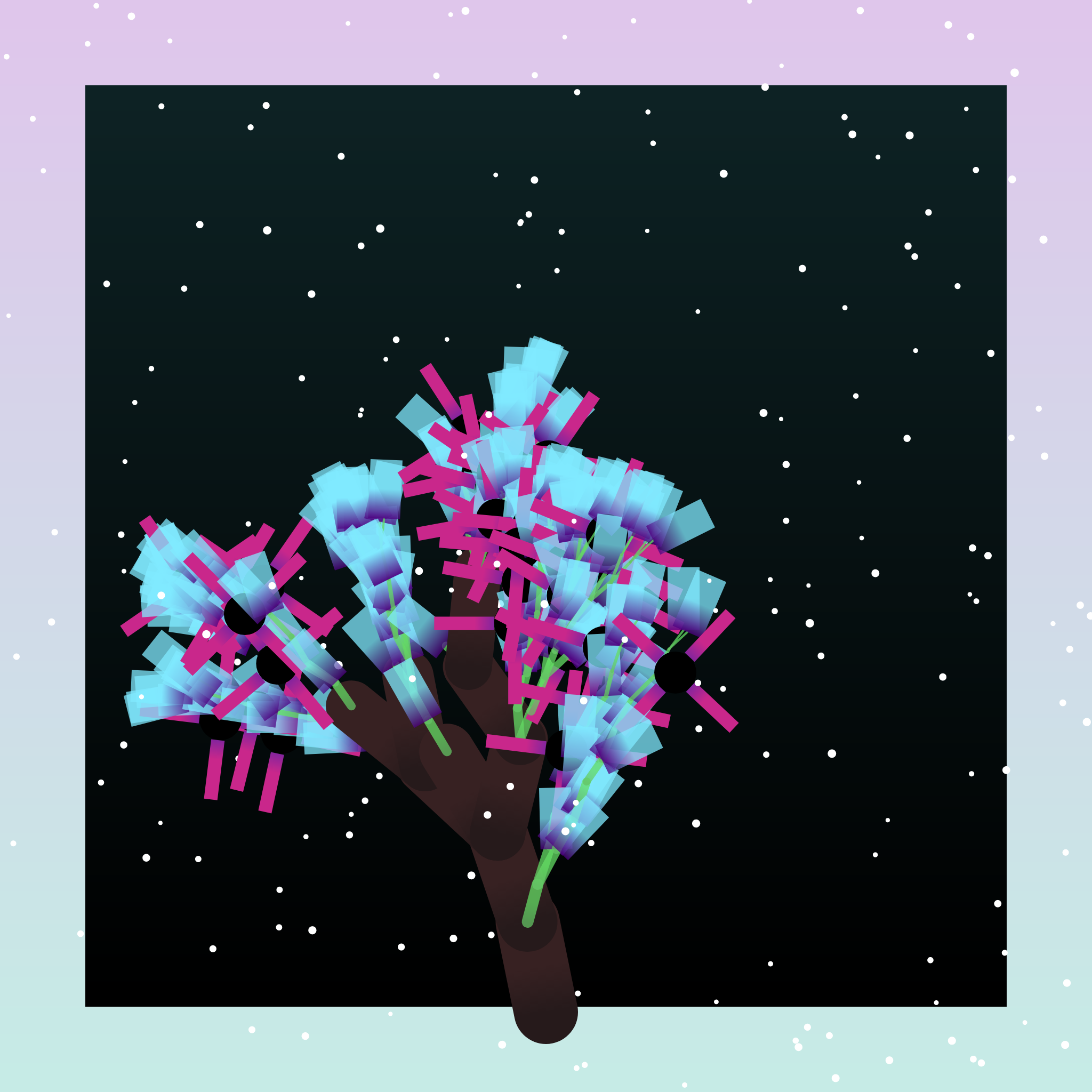 Some generative winter trees #16 static token preview