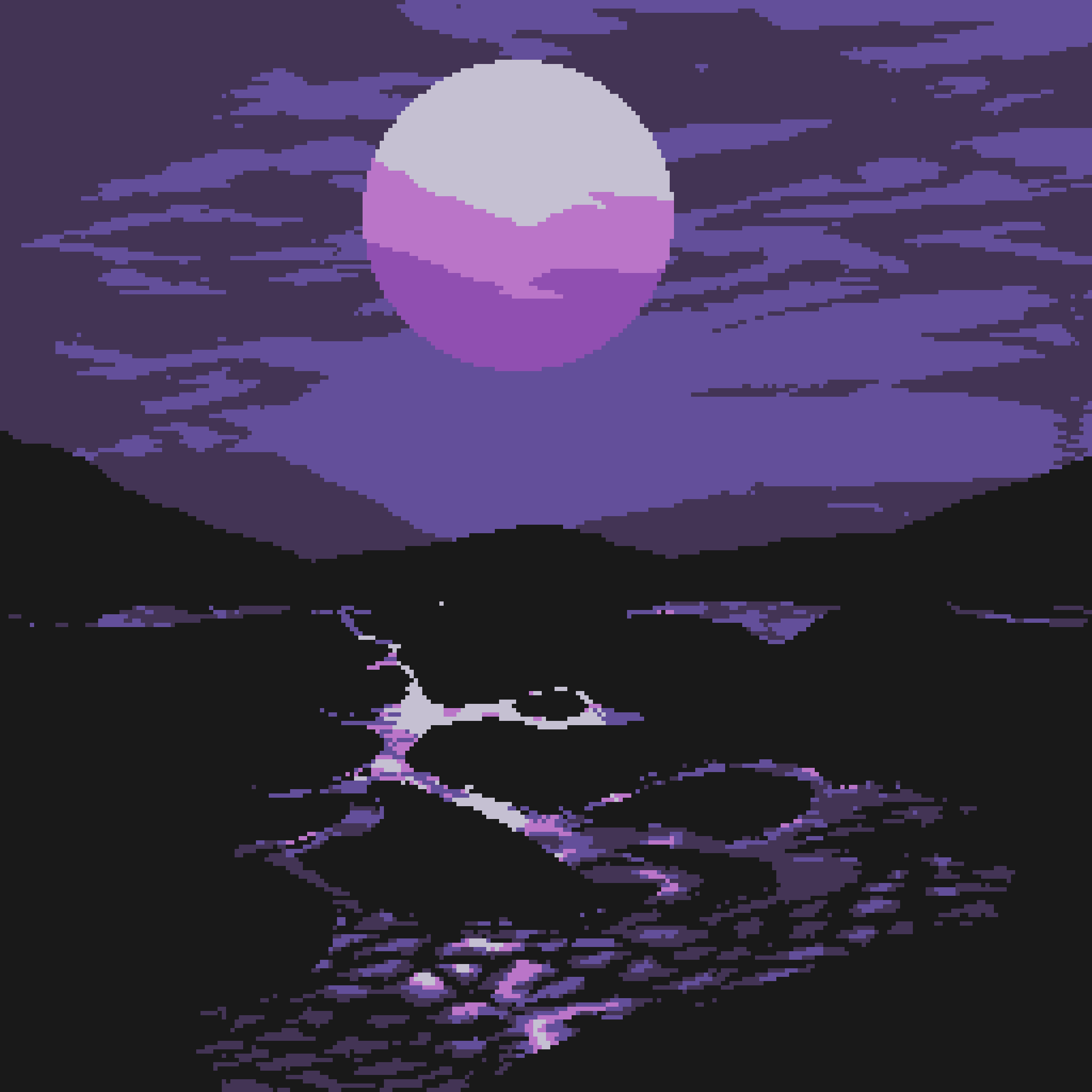 Pixel Sunset #10 static token preview