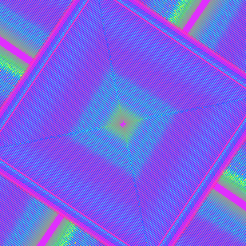 Fibonacci Rainbow Spirals 15 #3 static token preview