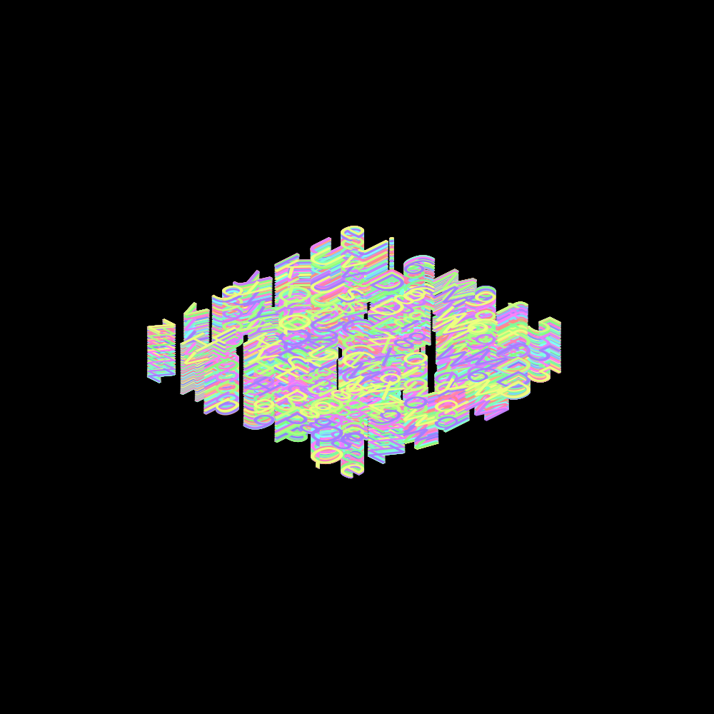 ISCII Rainbow Redux #14 static token preview