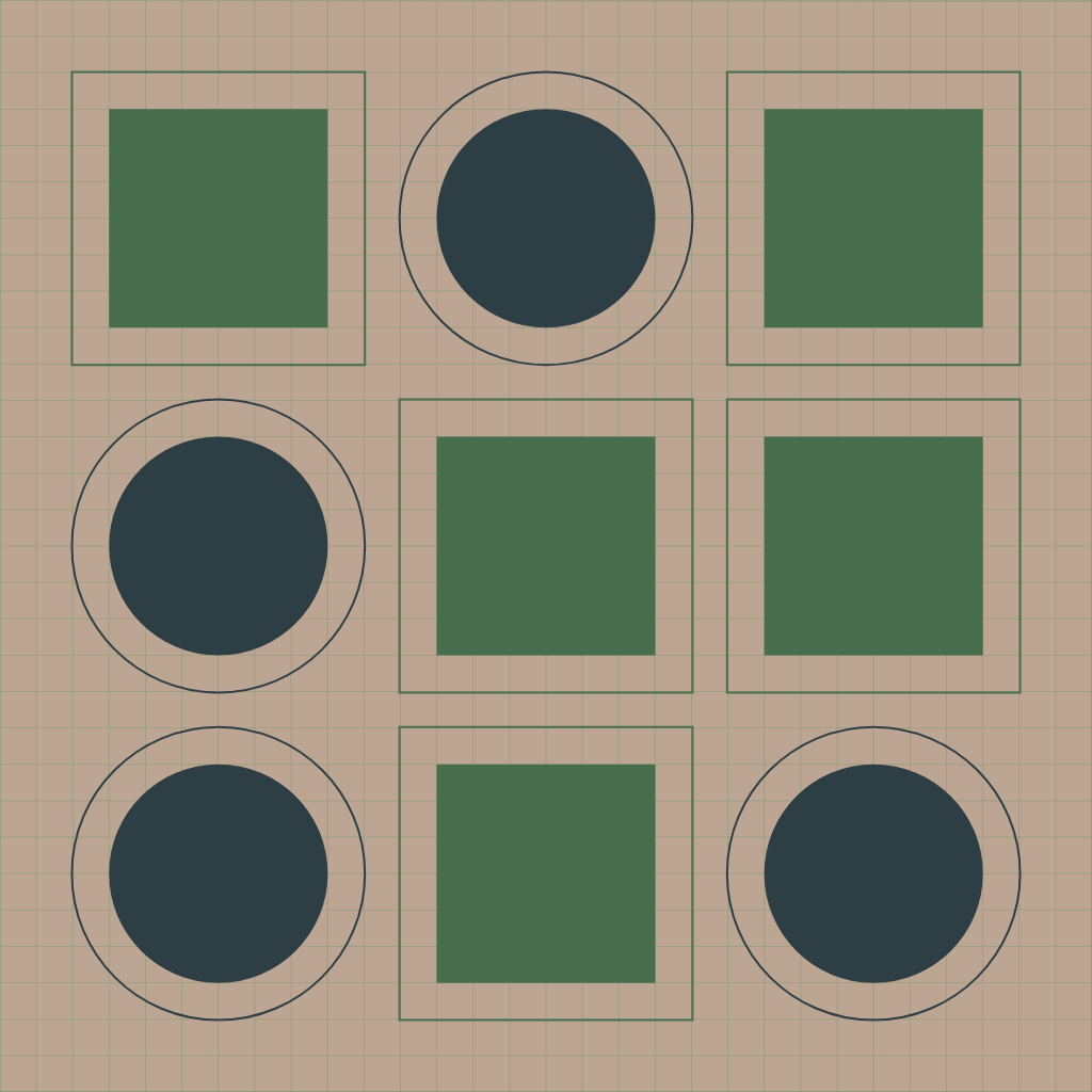 Tic Tac Toe: The Art of the Game #17 static token preview