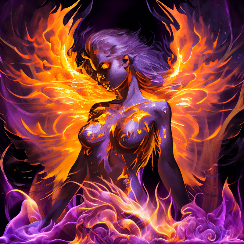 Purple Hestia #8 static token preview