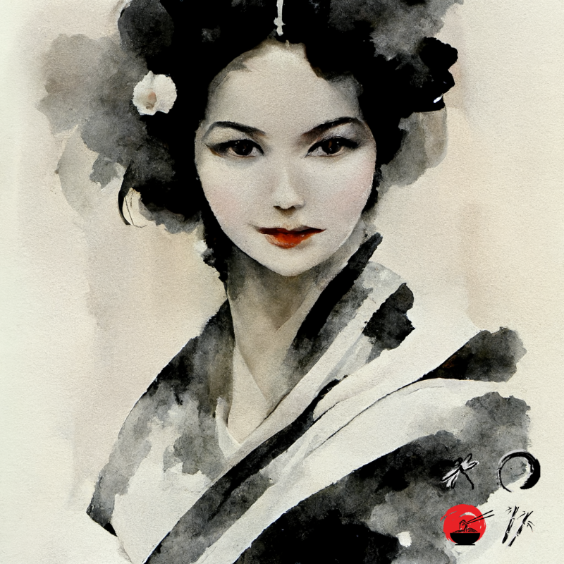 Winter Geisha #19 static token preview
