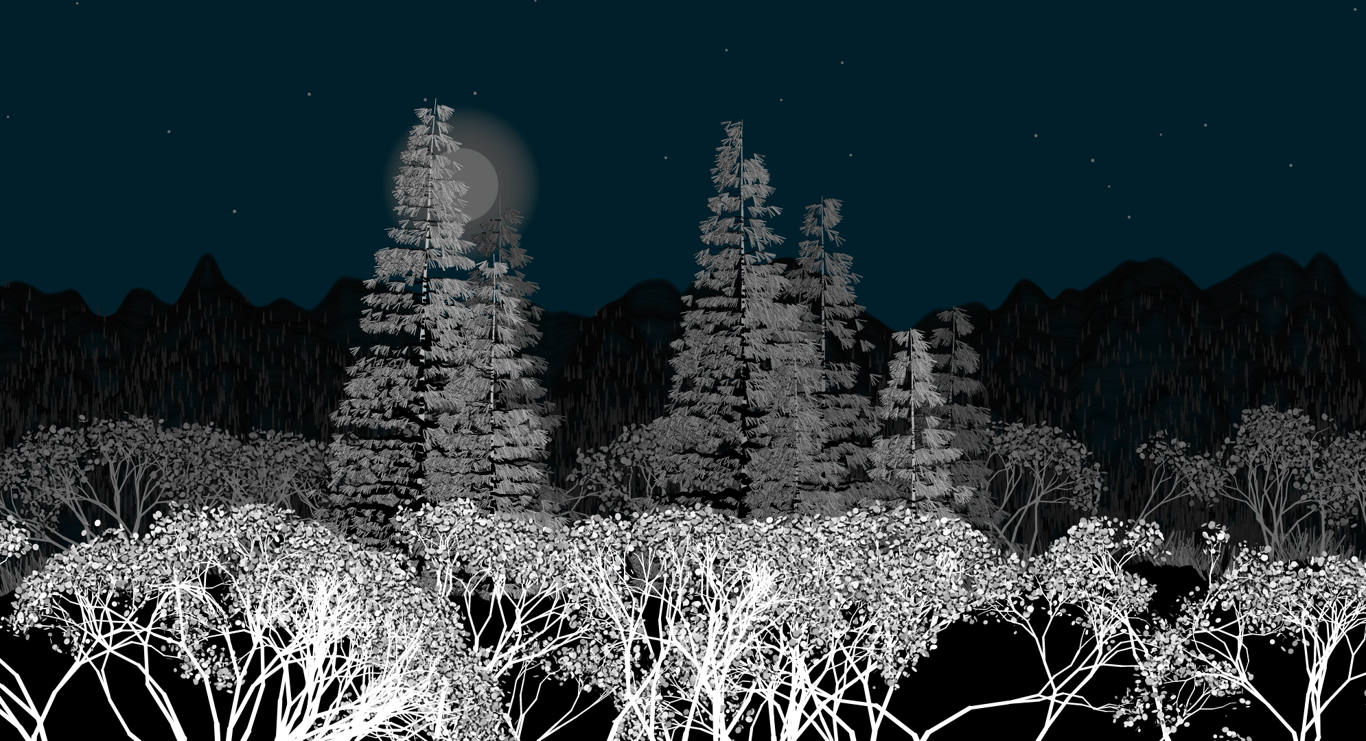 Night Pines #5 static token preview
