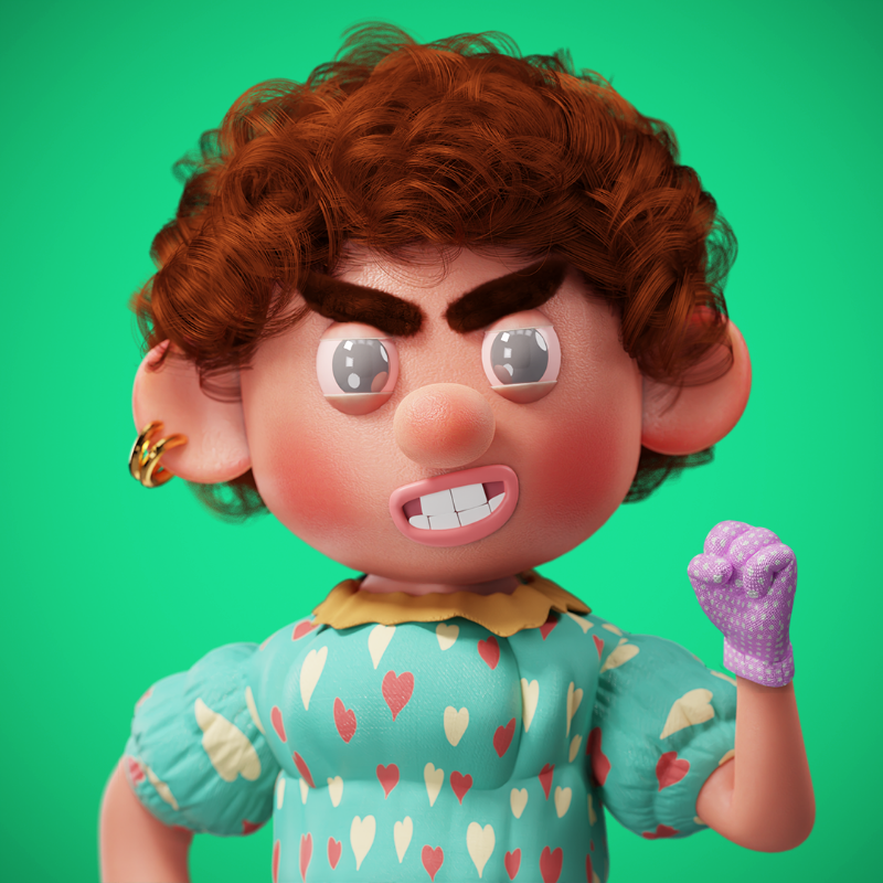 Little Angry #6 static token preview