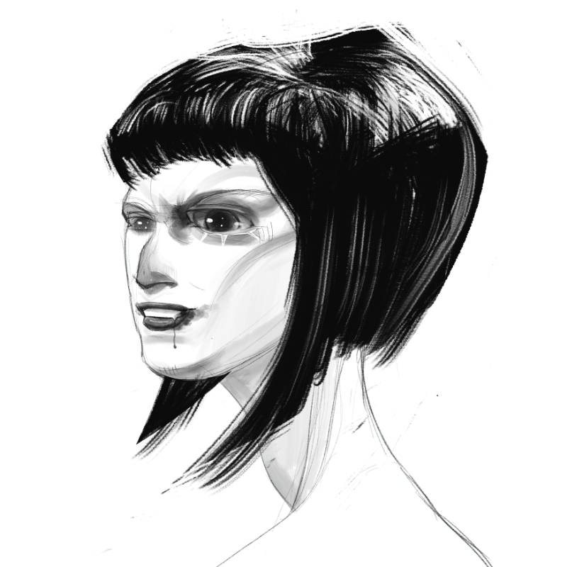 Sketch Woman #18 static token preview