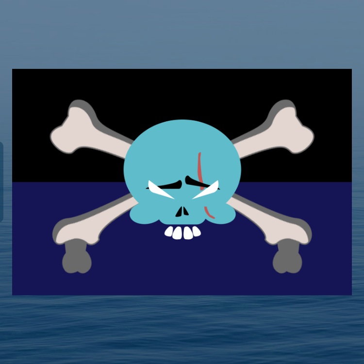 Jolly Roger Flag #13 static token preview