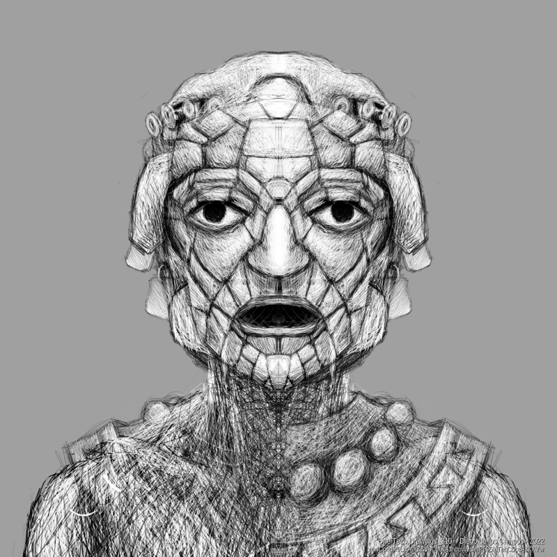 One Tezo Drawings_310+ #16 static token preview