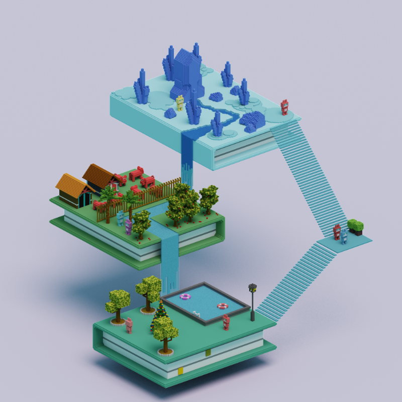 Books and islands #24 static token preview
