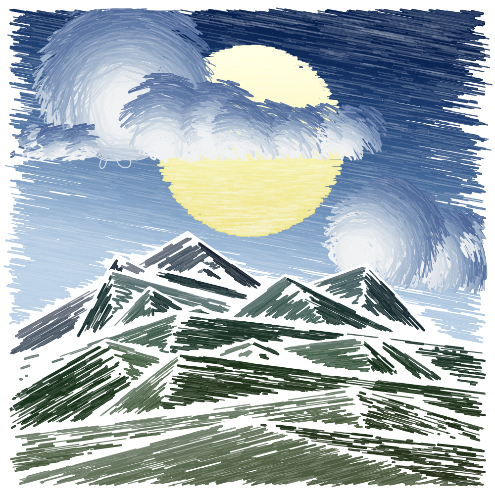 Mount Doodle #37 static token preview