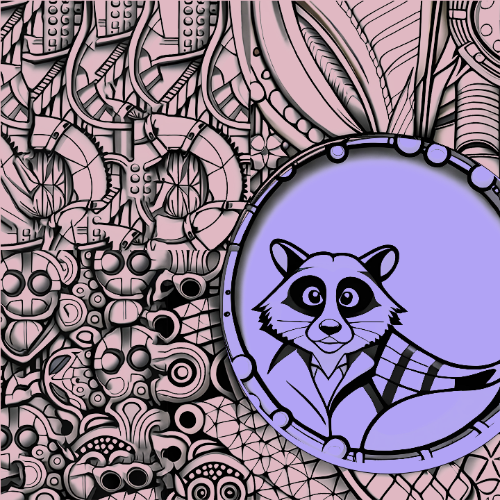 Playful weasel #15 static token preview