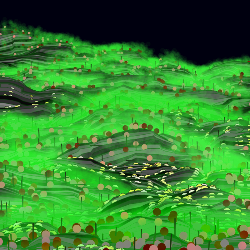 Alien Landscape #22 static token preview