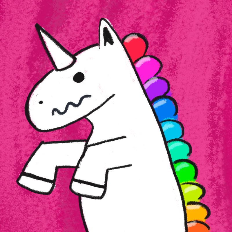Peculiar unicornos #11 static token preview