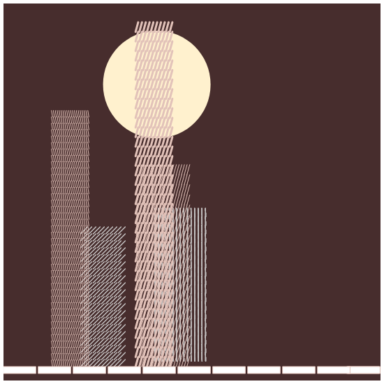 The city of abstractions #10 static token preview
