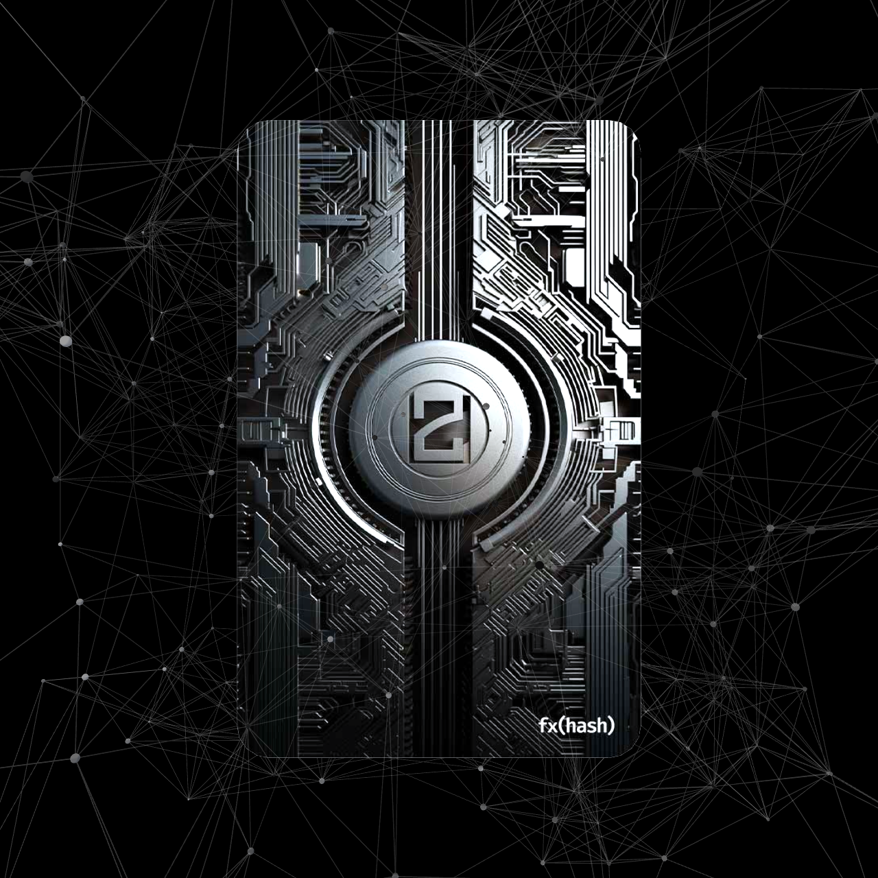 FXHash 2.0 Card #11 static token preview