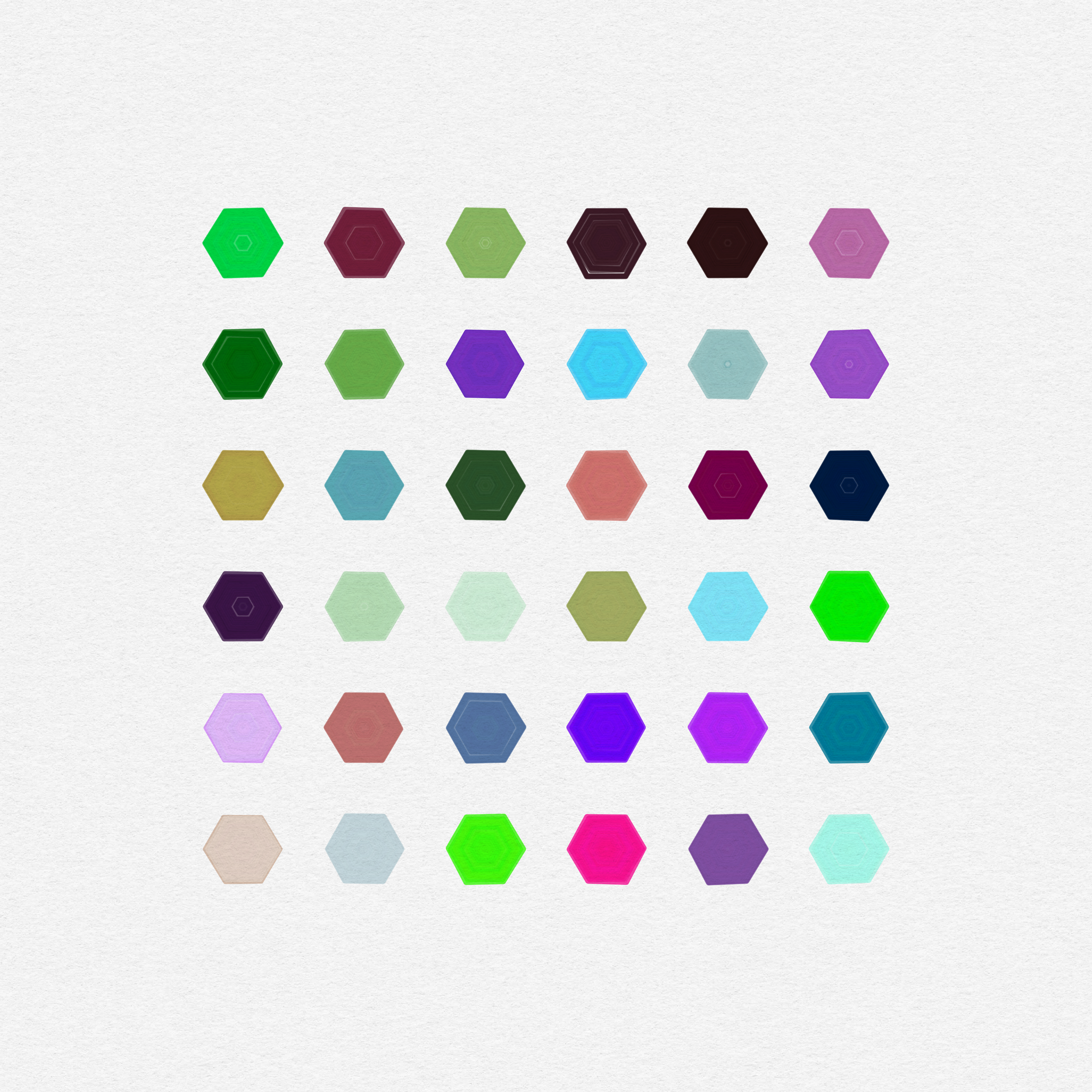 M'Fing Dots on a M'Fing Grid #13 static token preview