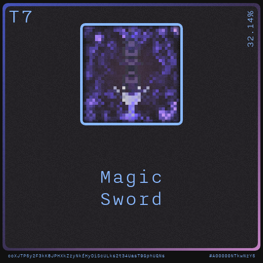 Gear for your quests - Sword #17 static token preview