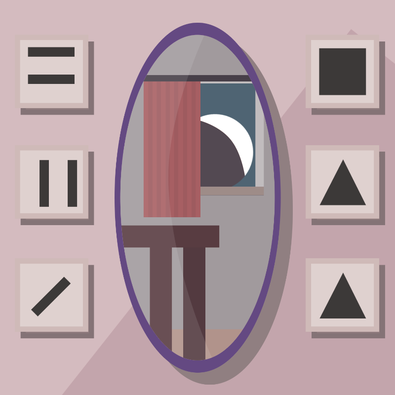 A moon in\and the mirror. #19 static token preview