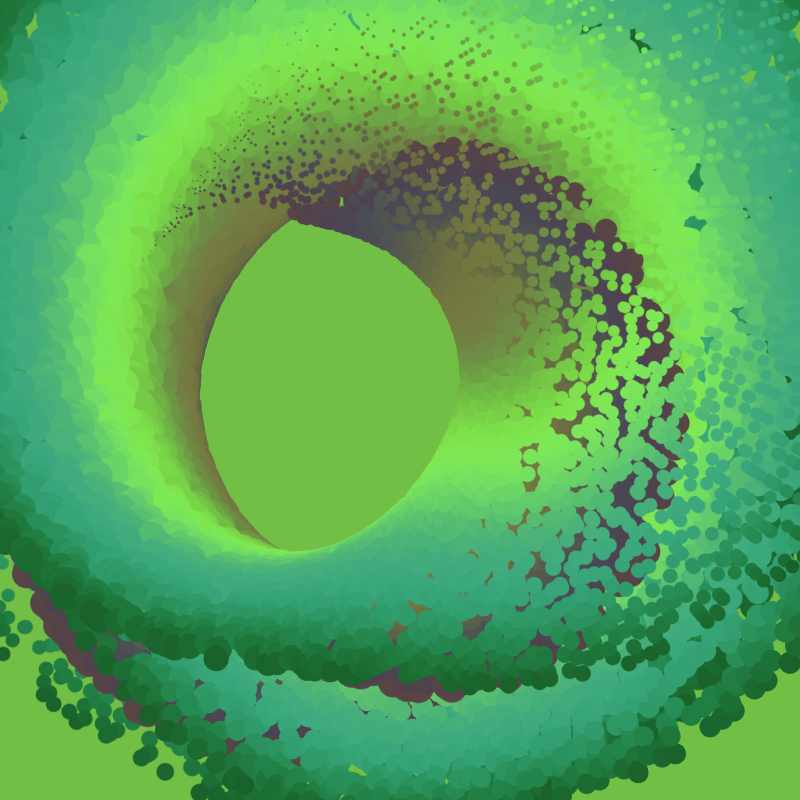 Wide Brush Rainbows #14 static token preview