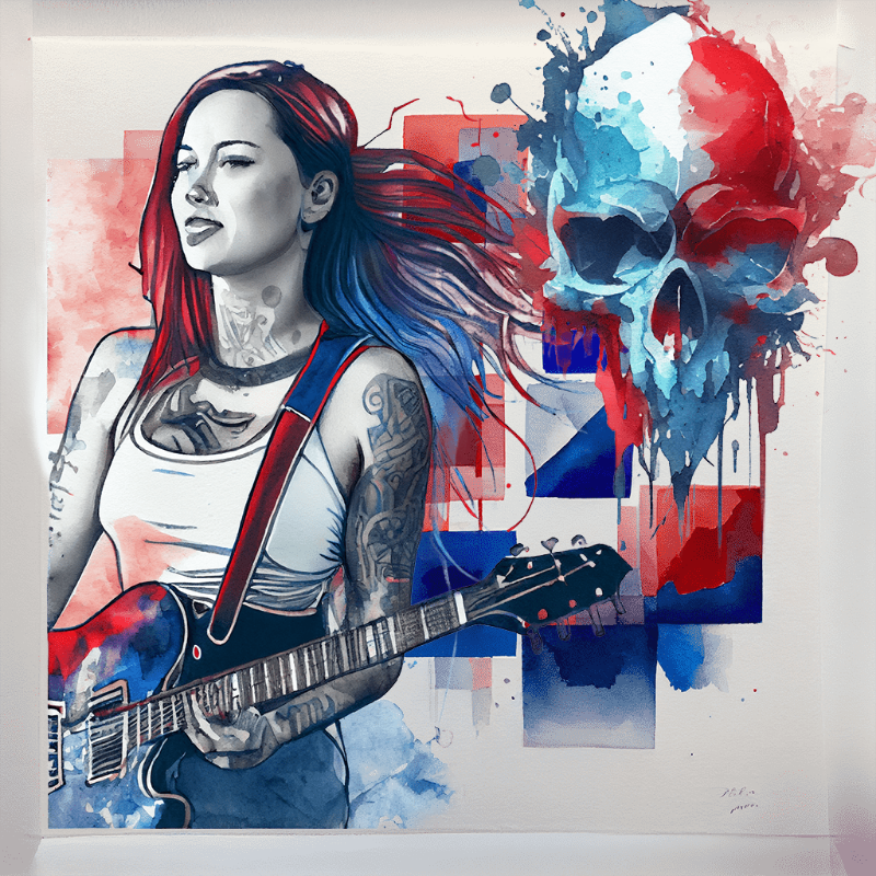 Hard Rock Girl 1 #22 static token preview