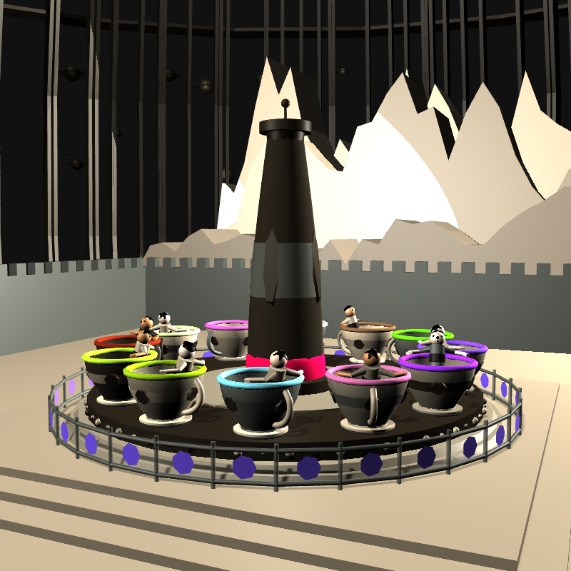 “Uncle Run” Fun Park: Tea Cup #1 static token preview