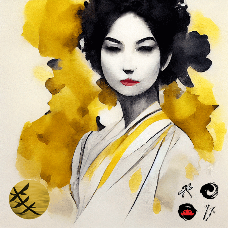 Yellow Geisha #3 static token preview