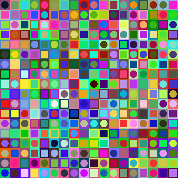 Square Dot Composition #338 static token preview