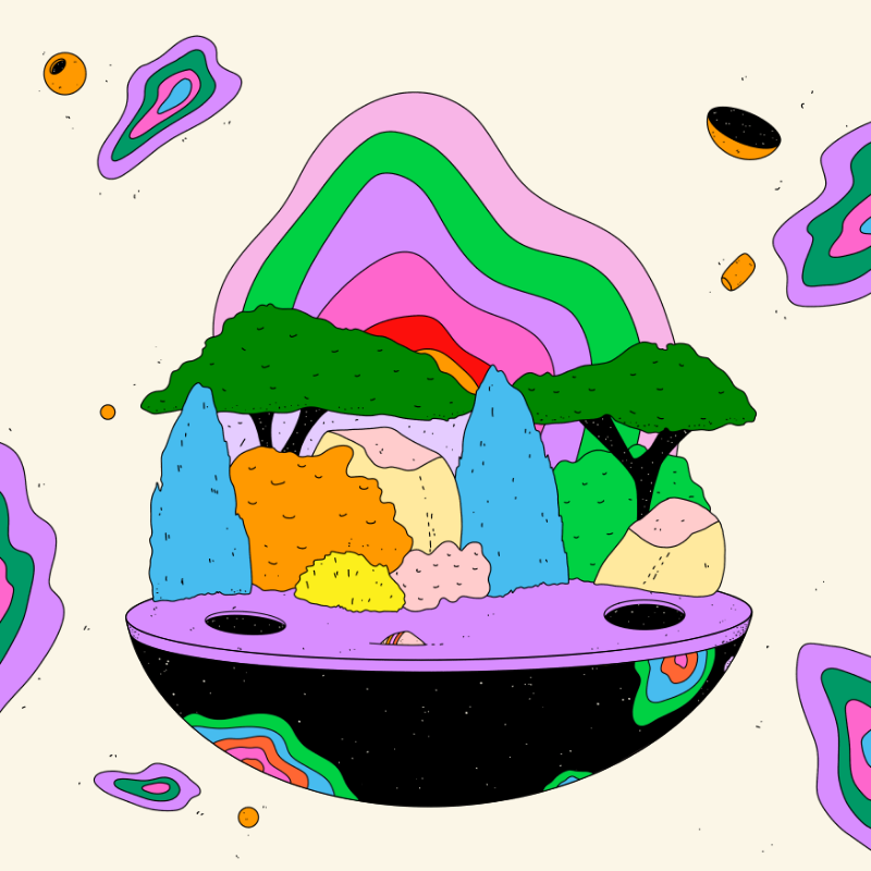 🌈🌴🪐 #14 static token preview