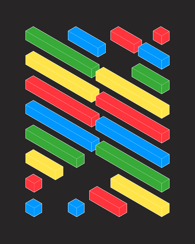 Blocky-Neon #25 static token preview