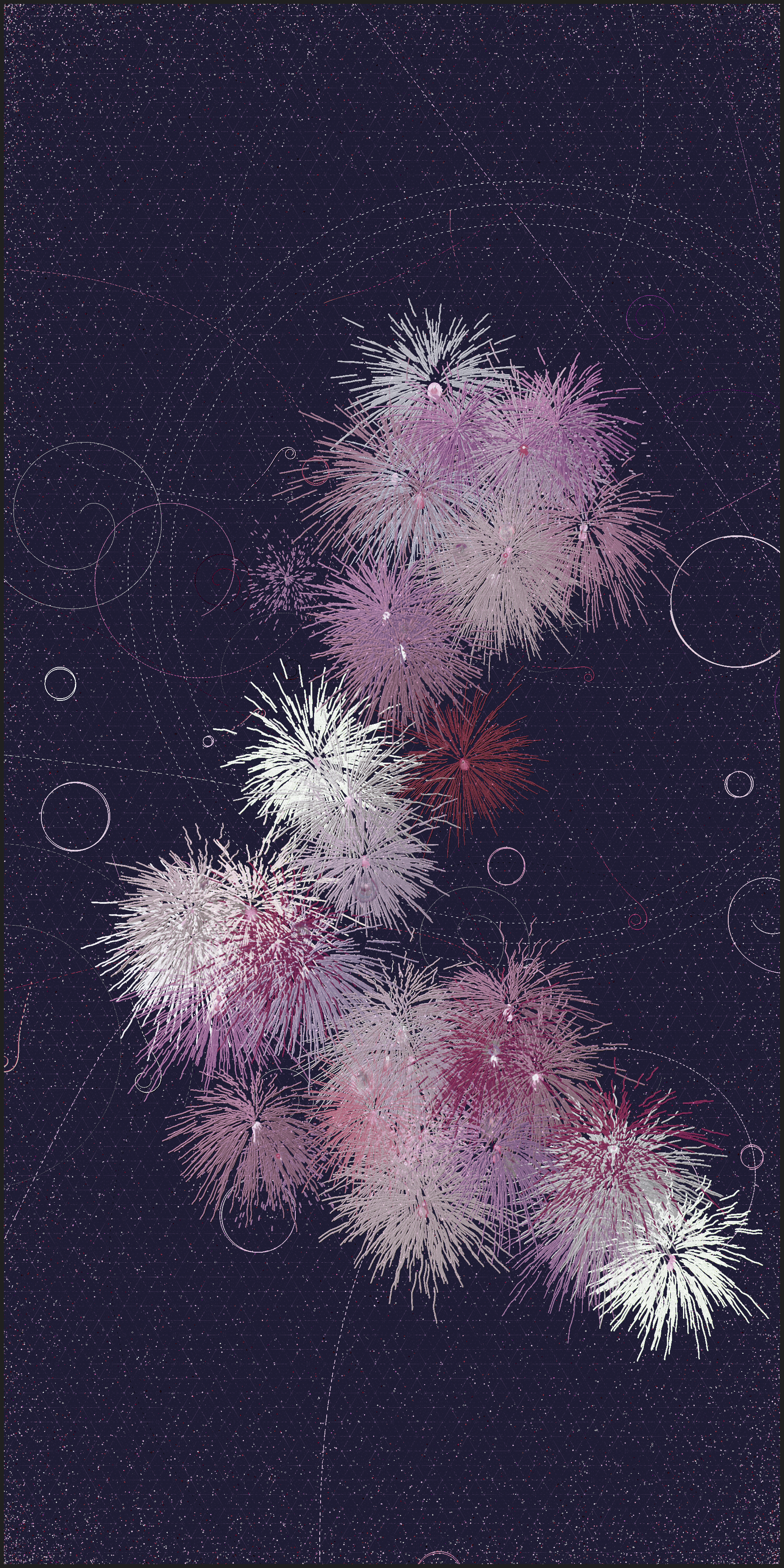 真夏の花火　Fireworks in Midsummer #19 static token preview