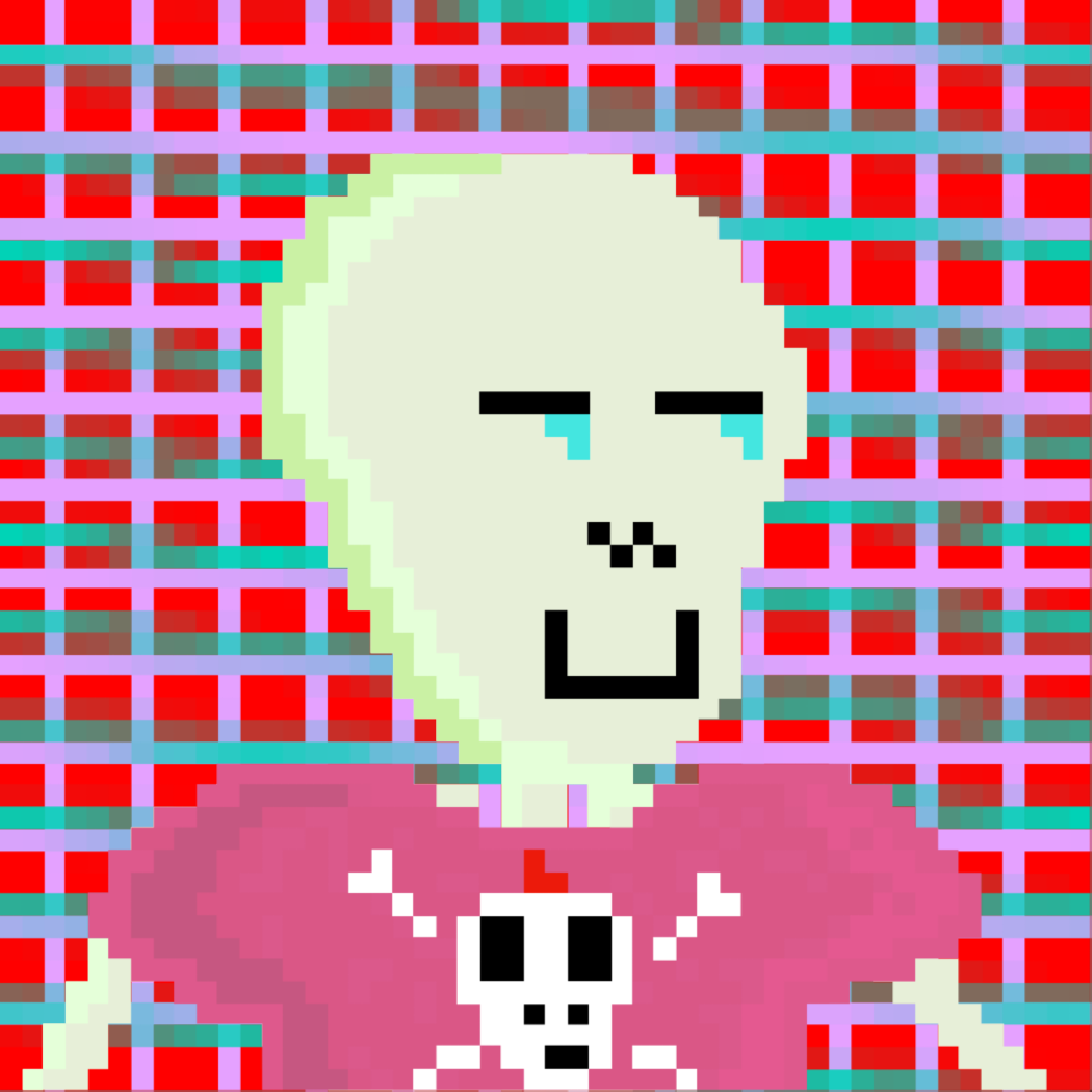 PIXEL SKULLETTI 1 #11 static token preview
